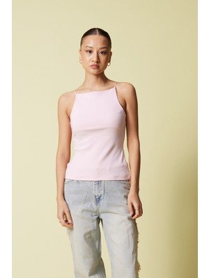 Nisan Triko Halter Yaka Top