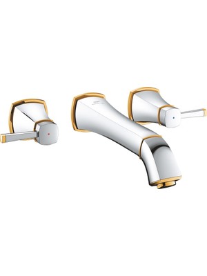 Grohe 20623IG0 Grandera 3 Delikli Ankastre Lavabo Bataryası, (Sıva Üstü Grubu), L Boyut