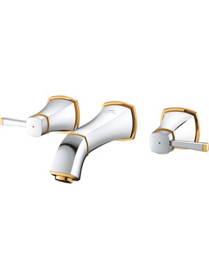 Grohe 20622IG0 Grandera 3 Delikli Ankastre Lavabo Bataryası (Sıva Üstü Grubu) 1/2" M-Boyut