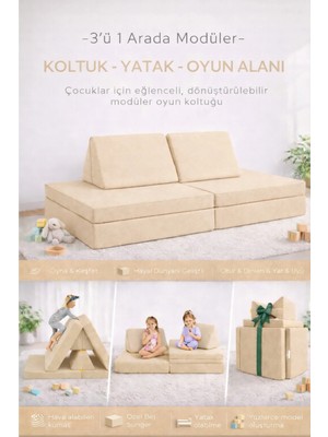 Saby Katlanabilir Çocuk Koltuğu | Yatak & Minder – Çok Amaçlı Modüler Tasarım