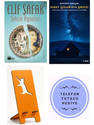 Doğan Kitap Şehrin Aynaları - Elif Şafak + Kuzey Işıklarının Şarkısı + Telefon Tutucu