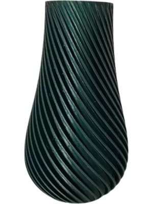 Tigea Accessories 3D Vazo 15 cm Kurşuni Renk