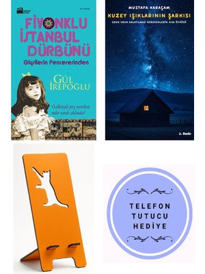 Doğan Kitap Fiyonklu Istanbul Dürbünü - Gül Irepoğlu + Kuzey Işıklarının Şarkısı + Telefon Tutucu