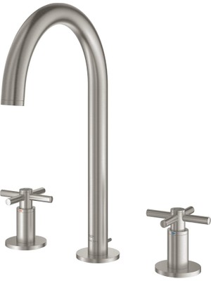 Grohe 20643DC0 Atrio 3 Delikli Ankastre Lavabo Bataryası L-Boyut