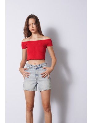 Nisan Triko Triko Korse Top