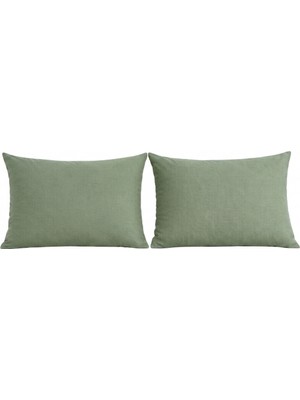 Faralya Life %100 Pamuk 2'li Yastık Kılıfı 50X70 cm Yumuşak Dokulu Terletmeyen Dayanıklı Ev Otel Tipi Nefes Alabilen Kapaklı Yastık Kılıfı