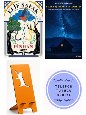 Doğan Kitap Pinhan - Elif Şafak + Kuzey Işıklarının Şarkısı + Telefon Tutucu