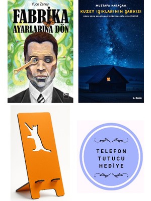 Doğan Kitap Fabrika Ayarlarına Dön - Yüce Zerey + Kuzey Işıklarının Şarkısı + Telefon Tutucu