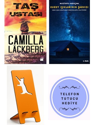 Doğan Kitap Taş Ustası - Camilla Lackberg + Kuzey Işıklarının Şarkısı + Telefon Tutucu