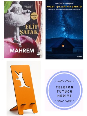 Doğan Kitap Mahrem-Resimli Özel Baskı - Elif Şafak + Kuzey Işıklarının Şarkısı + Telefon Tutucu