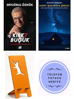 Doğan Kitap Kırk7 Buçuk - 47 Sonrası Kadının Yeni Adı - Ertuğrul Özkök + Kuzey Işıklarının Şarkısı + Telefon Tutucu