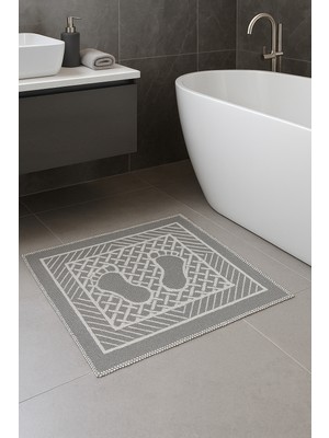 Gön Ev ve Otel Tekstili Banyo ve Lavabo Paspası– 50X70 cm | Su Emici, Hızlı Kuruyan, Modern Tasarım