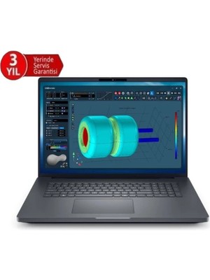 Dell 18” Pro Max Plus MB18250_3 Ultra 9 285HX-32GB Ddr5 Ram-1tb NVME-12GB Rtx PRO3000 BWL-W11P Taşınabilir Iş Istasyonu