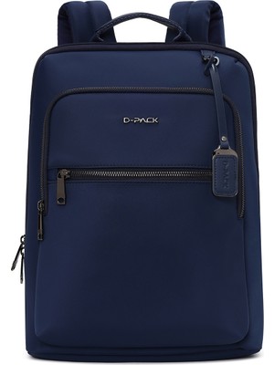 Derimod D-Pack Unisex Mavi Sırt Çantası 26SBD30296F