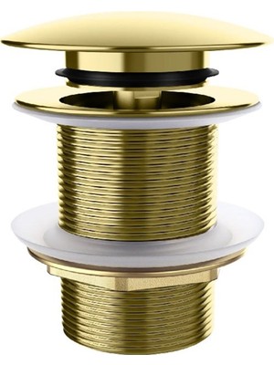 Valtemo Brass Pop-Up Sifon Başlığı-Mat Altın