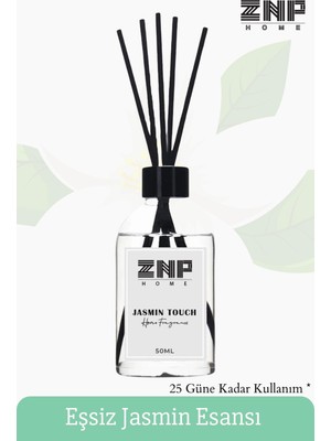 Seraser Yasemin | Çubuklu Oda Kokusu Esansiyel Uçucu Diffuser Jasmin Touch 50ML