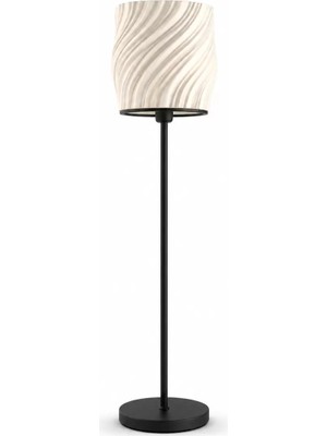 Tigea Accessories Luna Lambader Salon Oturma Odasi – Salon Aydınlatması 150 cm Siyah