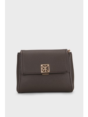 Calvin Klein Logolu Çıkarılabilir Askılı Çanta LV04F3511GBAL Bayan Çanta LV04F3511G Bal