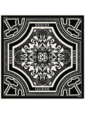 Guess 90X90 Square Kadın Ipek EŞARP-AW5730SIL90