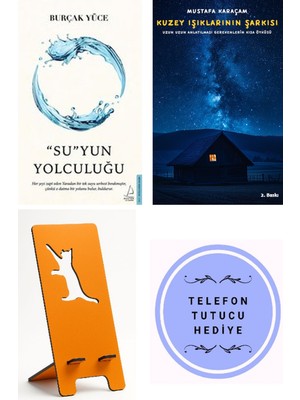 Destek Yayınları Su'yun Yolculuğu - Burçak Yüce + Kuzey Işıklarının Şarkısı + Telefon Tutucu