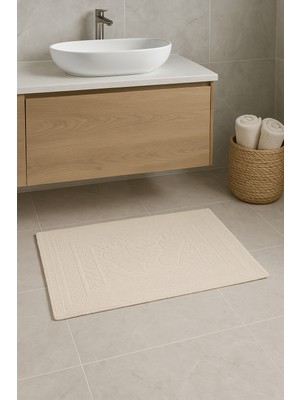 Gön Ev ve Otel Tekstili Banyo ve Lavabo Paspası– 50X70 cm | Su Emici, Hızlı Kuruyan, Modern Tasarım