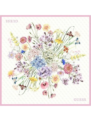 Guess 90X90 Square Kadın Ipek EŞARP-AW5764SIL90
