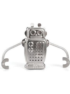 Kikkerland A Robot-Shaped Tea Set Poşet Çay Tutucu