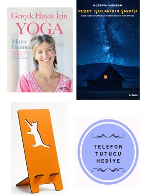 Doğan Novus Gerçek Hayat Için Yoga - Maya Fiennes + Kuzey Işıklarının Şarkısı + Telefon Tutucu
