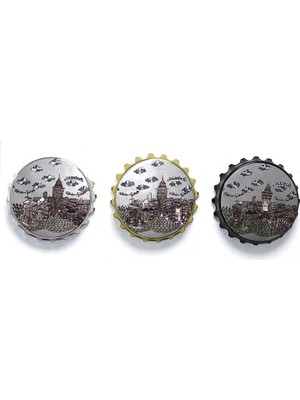Lizbon Center Istanbul Temalı Magnet Model 11