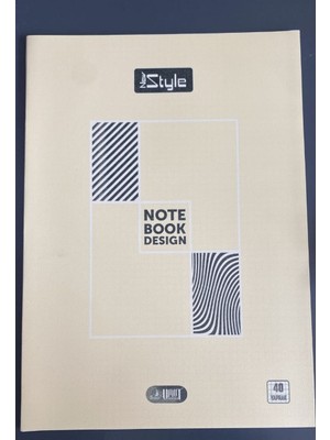 Umut Defter New Style A4 Pp Kapaklı Okul Defteri 40 Yaprak Çizgili Notebook Design