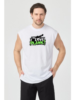 Urban Trend Store Urbantrendstore Baskılı Unisex Pamuklu Antrenman Sporcu Atleti Oversize Tişört Fitness Gym
