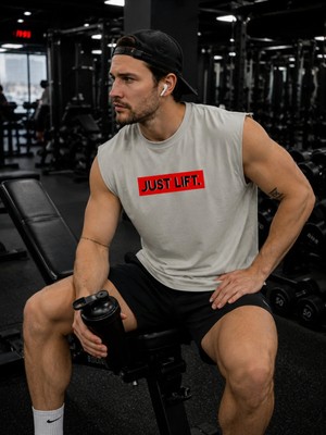 Urban Trend Store Urbantrendstore Baskılı Unisex Pamuklu Antrenman Sporcu Atleti Oversize Tişört Fitness Gym