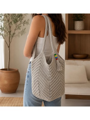 3K Collection Handmade Makrome Çanta