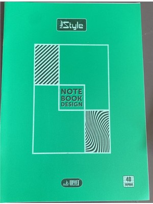 Umut Defter New Style A4 Pp Kapak 40 Yaprak Kareli Okul Defteri Yeşil