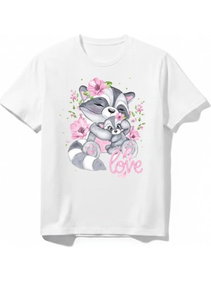 Urban Trend Store Urbantrendstore Love Swetty Unisex Kız Çocuk Erkek Çocuk Bisiklet Yuvarlak Yaka Basic Kısa Kollu %100 Pamuk Tişört