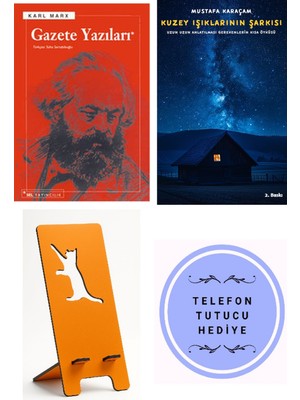Sel Yayıncılık Gazete Yazıları - Karl Marx + Kuzey Işıklarının Şarkısı + Telefon Tutucu