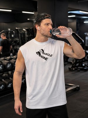 Urban Trend Store Urbantrendstore Baskılı Unisex Pamuklu Antrenman Sporcu Atleti Oversize Tişört Fitness Gym