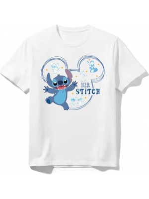 Urban Trend Store Urbantrendstore Her Stitch Unisex Kız Çocuk Erkek Çocuk Bisiklet Yuvarlak Yaka Basic Kısa Kollu %100 Pamuk Tişört