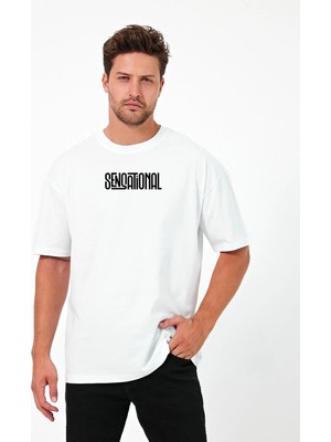 Urban Trend Store Urbantrendstore Unisex Sade Basic Yazlık Beyaz Tshirt Oversize Fit Rahat Geniş Salaş T-Shirt Günlük Tişört