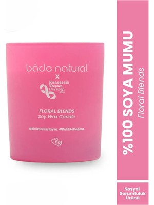 Bade Natural Soya Mumu Floral Blends %100 Doğal ve Vegan