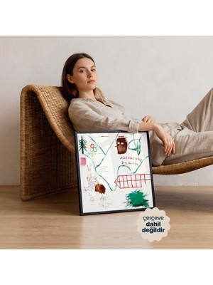 Persona Istanbul Jean-Michel Basquiat "big Snow" - Sanat Posteri (Çerçevesiz)