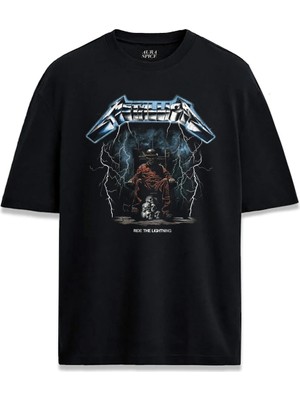  Metallica Özel Tasarım Baskılı Unisex Siyah Tişört