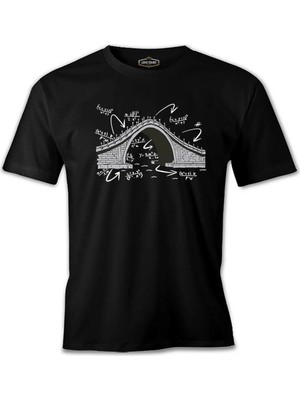  Math Measurement Equations Of A Bridge Siyah Erkek Tshirt