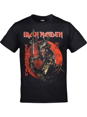 Iron Maiden Senjutsu Album Ön Arka Baskılı Unisex Siyah