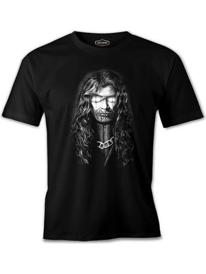  Megadeth - Dave Mustaine Siyah Erkek Tshirt