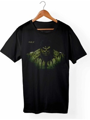  Unisex Siyah Hulk-Marvel Tişört