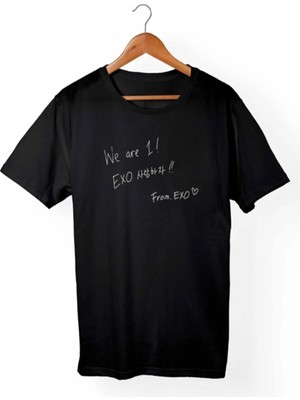  Unisex Siyah Lord Of The Rings Baskılı Tshirt