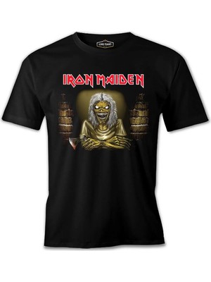  Iron Maiden - Eddie Ax Siyah Erkek Tshirt