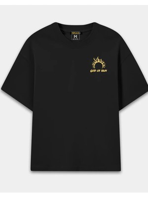  One Piece Luffy Nika Freedom Siyah T-Shirt