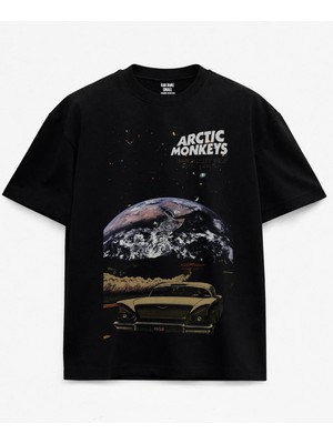  Arctic Monkeys Baskılı Siyah Unisex Tişört